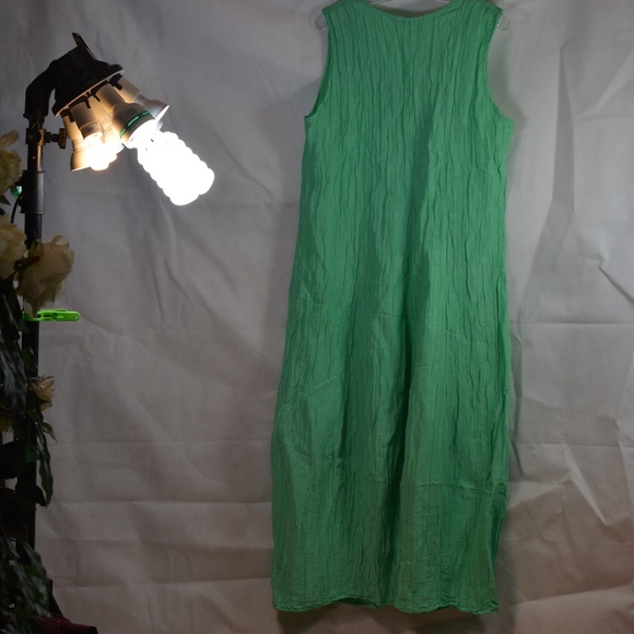 Light & Airy Slip on and Go/Beach/Summer Crinkle Dress SZ L Grazes - Picture 7 of 8
